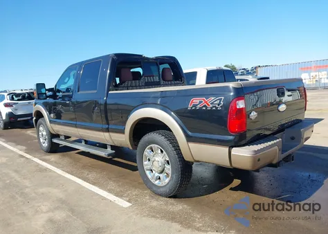 2012 Ford F-250 Lariat из США, поврежденный, VIN 1FT7W2BT8CEC44406